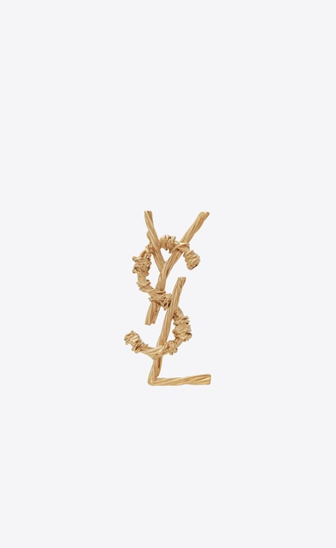 OPYUM Rope brooch in metal